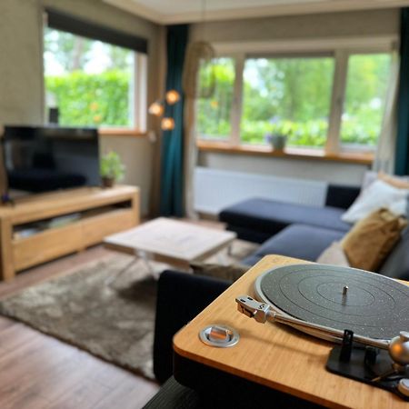 Sfeervol Chalet De Dassenburcht Emst Luaran gambar