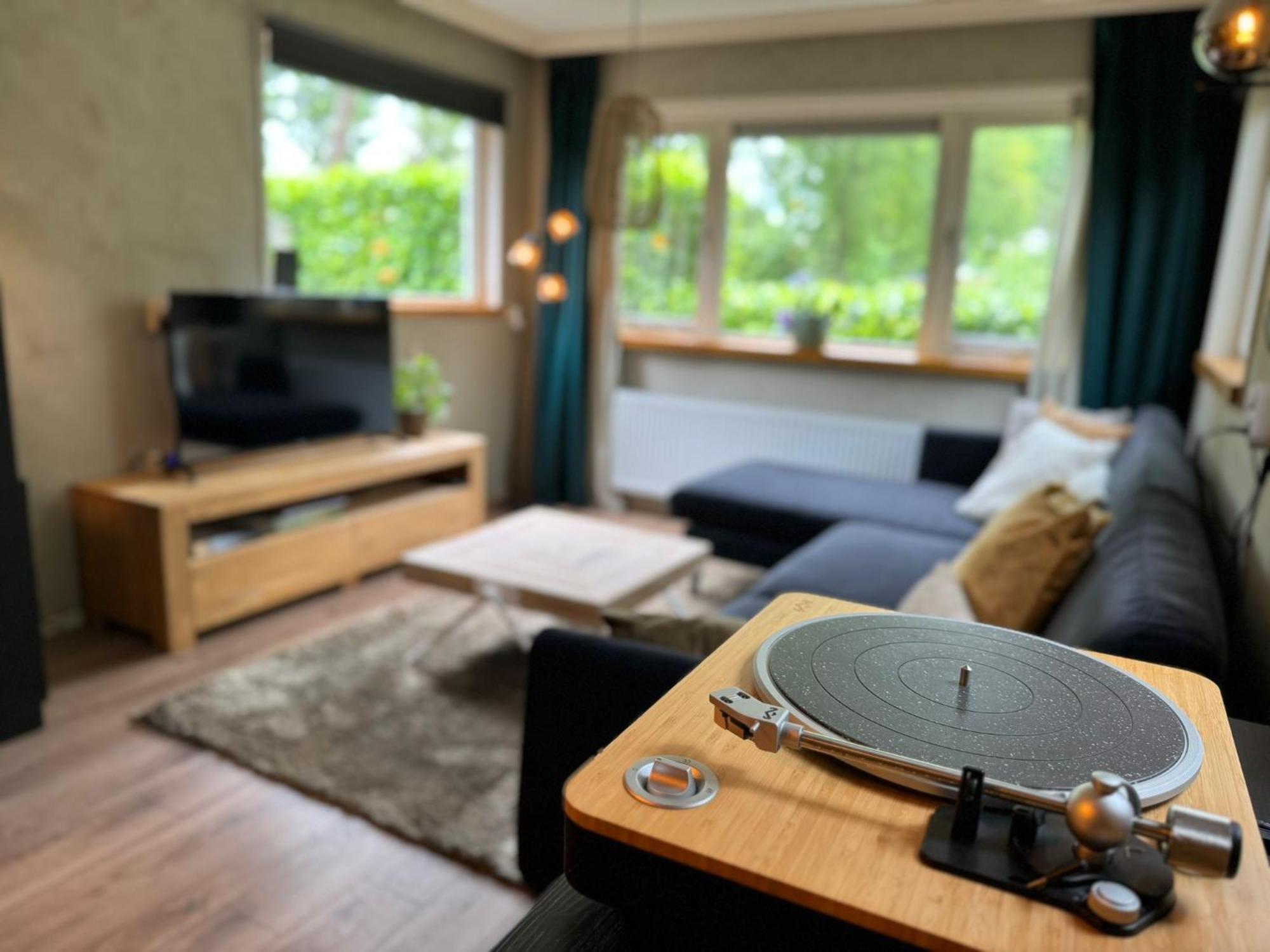 Sfeervol Chalet De Dassenburcht Emst Luaran gambar