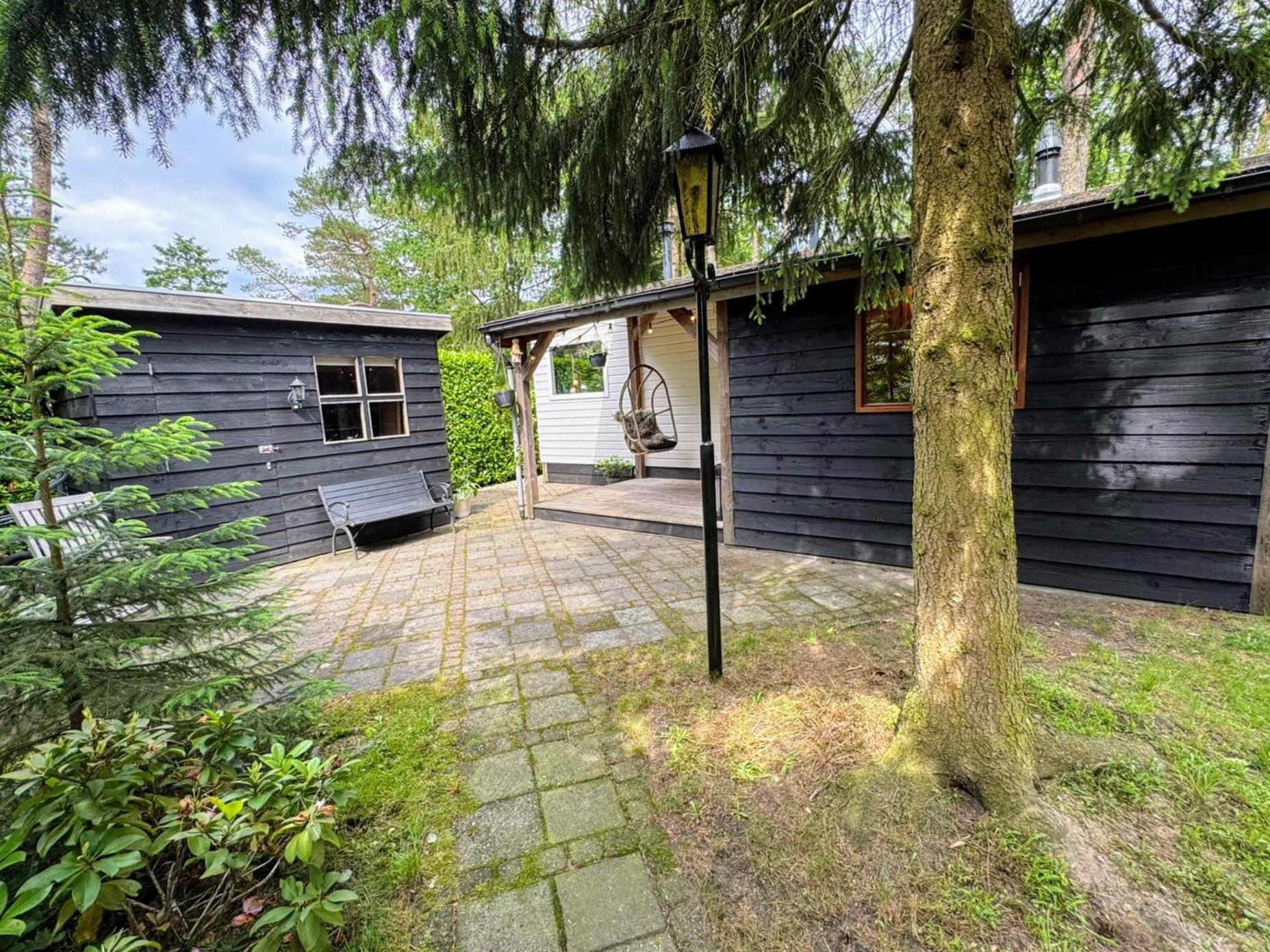 Sfeervol Chalet De Dassenburcht Emst Luaran gambar
