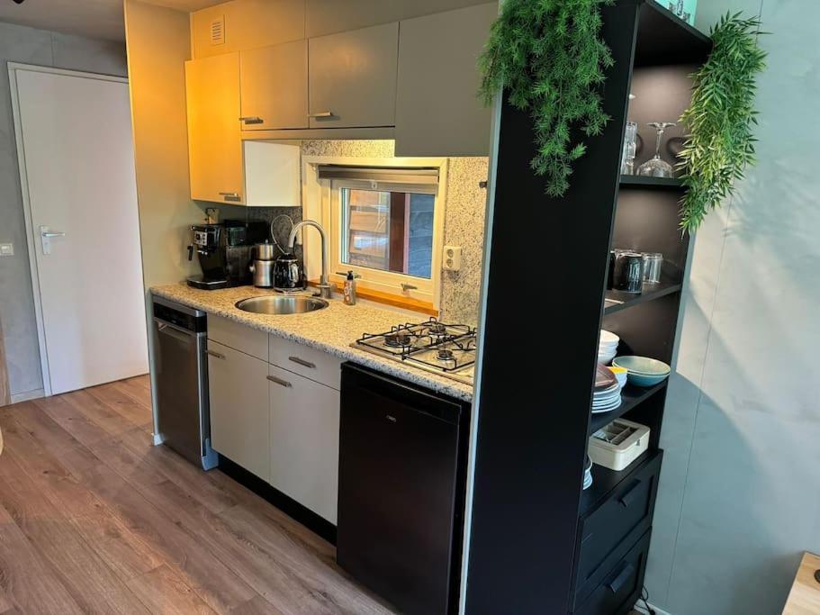Sfeervol Chalet De Dassenburcht Emst Luaran gambar
